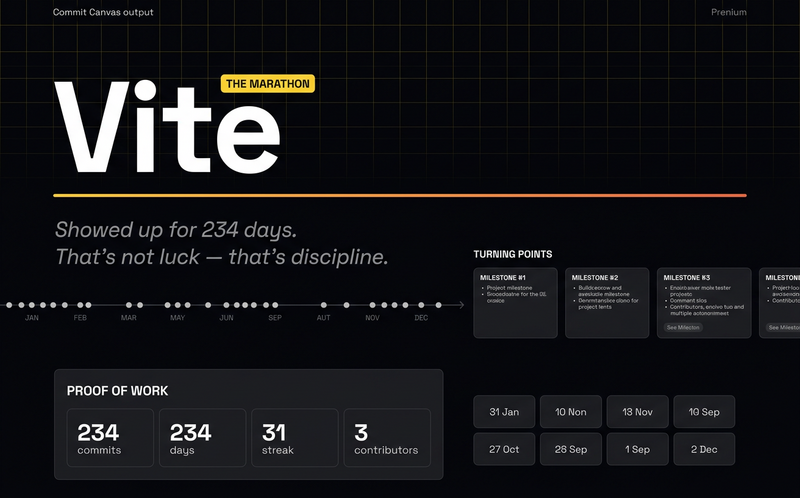 Commit Canvas story page output — Vite project